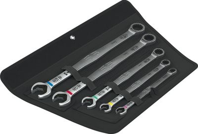 6007 JOKER 5 SET 1 JEU DE CLES MIXTES A CLIQUET, VERSION LONGUE, 5 PIECES WERA 6007 JOKER 5 SET 1 JEU DE CLES MIXTES A CLIQUET, VERSION LONGUE, 5 PIECES WERA