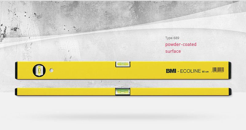 689-NIVEAU A BULLE EN PROFILE ALUMINIUM BMI