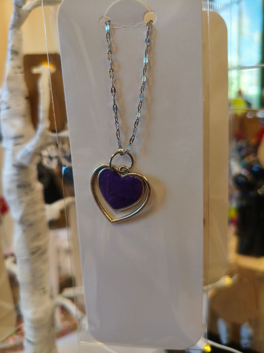 Purple Heart Pendant