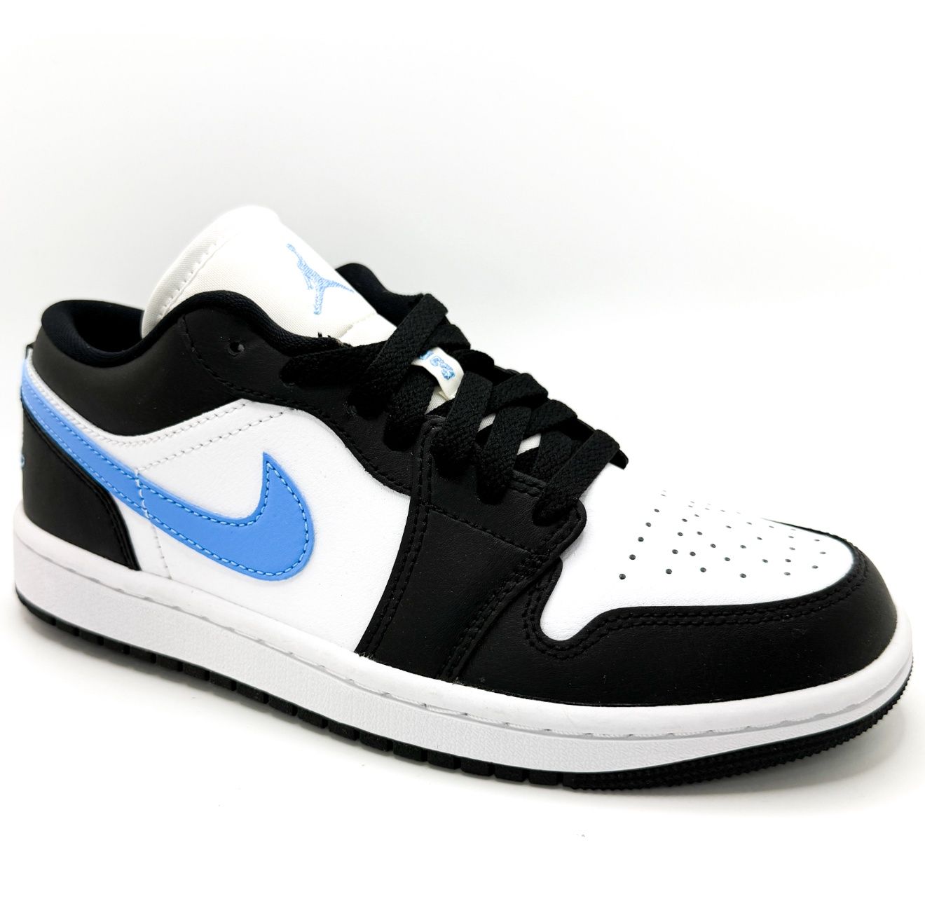 Jordan 1 Low Black University Blue (W), Size: 6.5