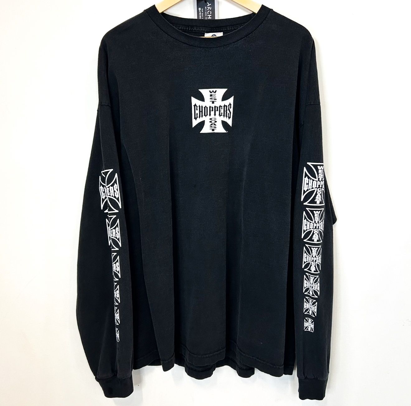 (FINAL SALE) VINTAGE West Coast Choppers Classic Black L/S, Size: 3XL