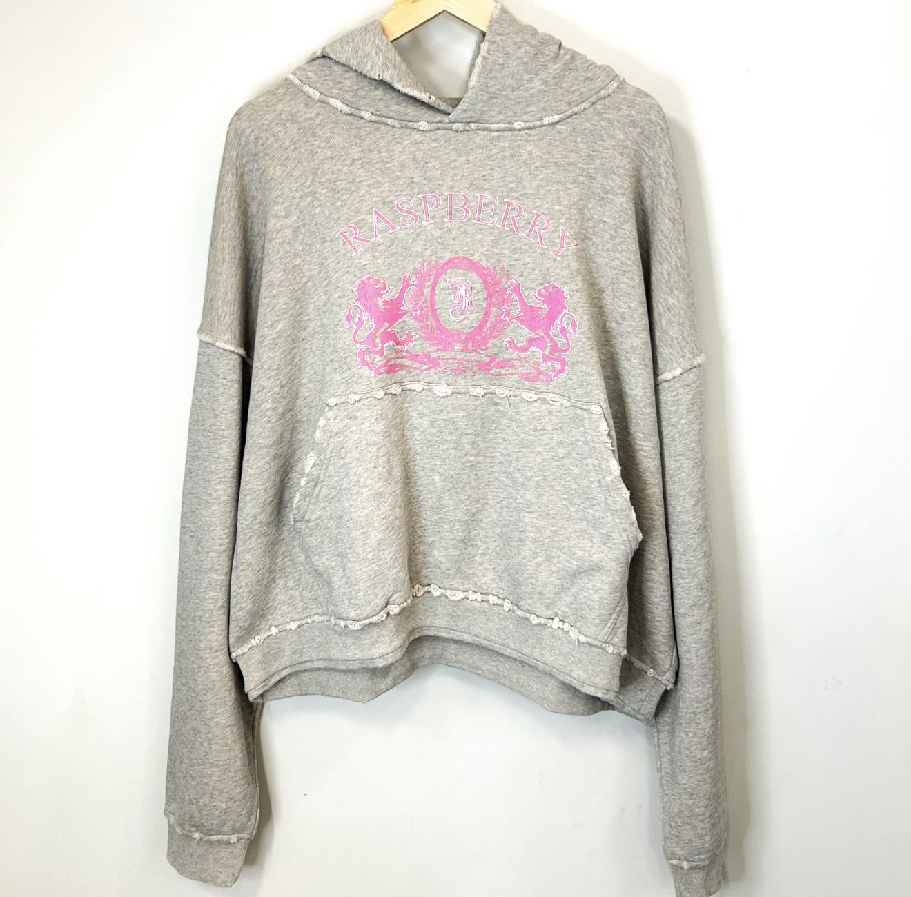 Raspberry Hills Crest Hoodie, Size: L