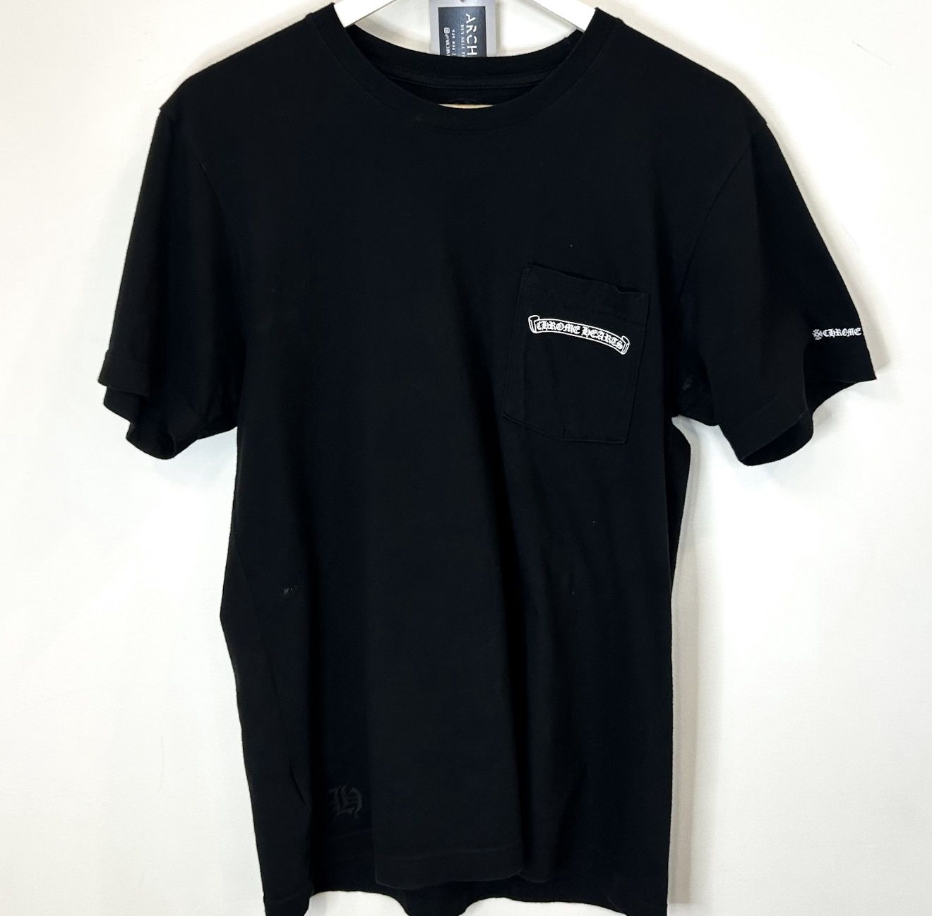 Pre-Owned Chrome Hearts Scroll Tee Black, Size: M