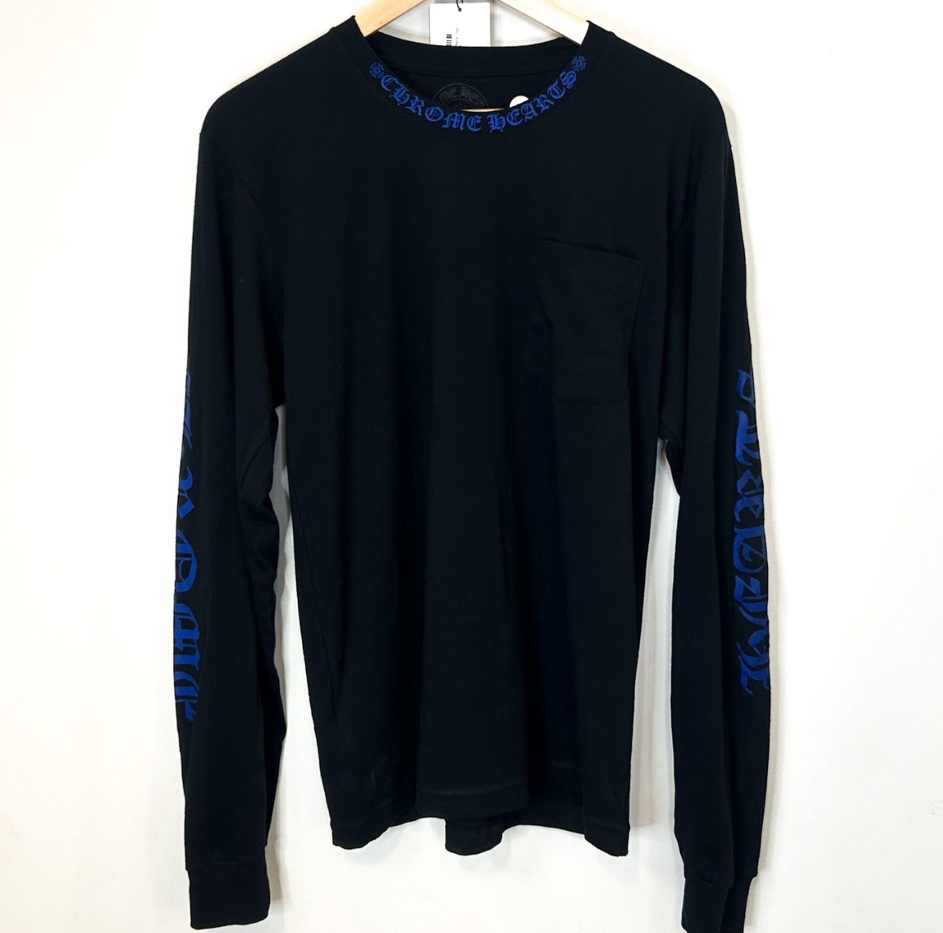 Chrome Hearts 1988 Neck Logo L/S Tee, Size: M