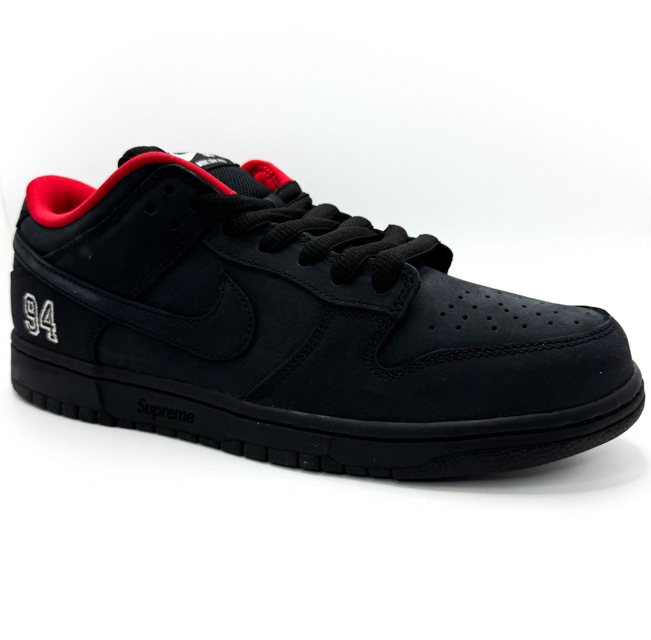 Nike SB Dunk Low Supreme 94 Black, Size: 9
