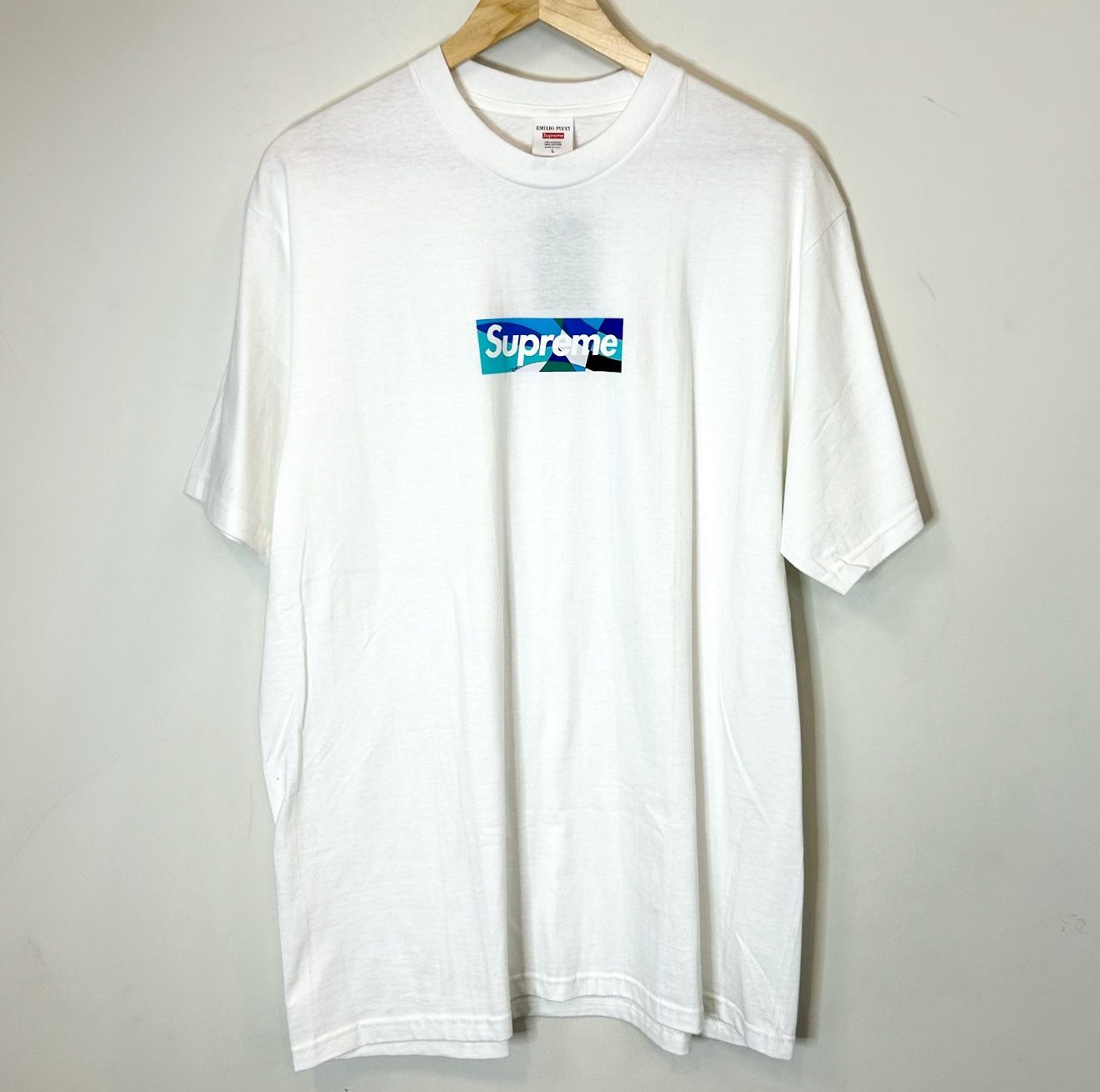 Supreme x Emilio Pucci Box Logo Tee, Size: L
