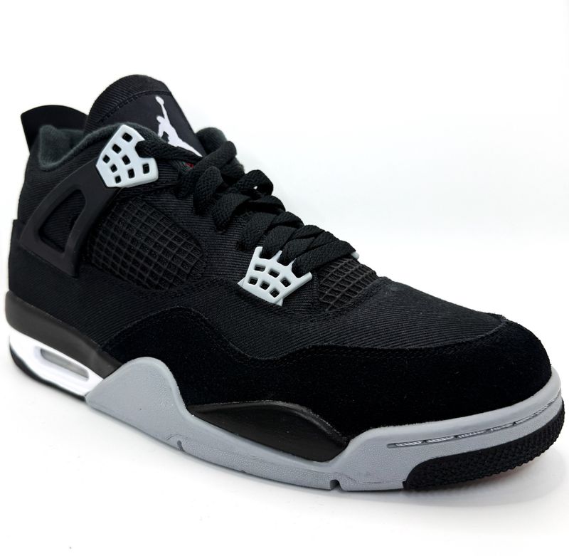 Jordan 4 Black Canvas