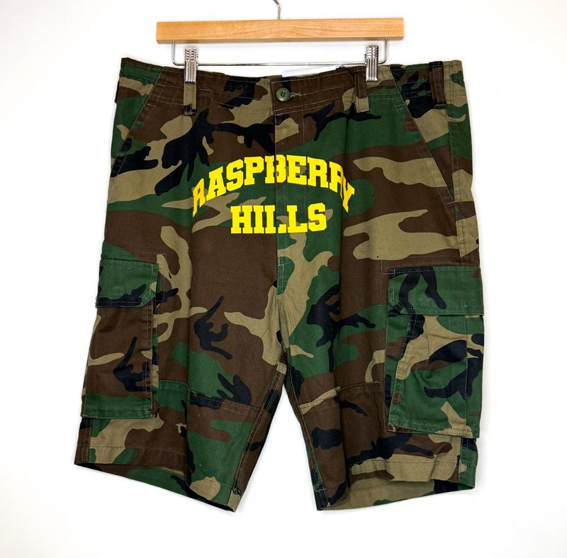 Raspberry Hills Camo Shorts