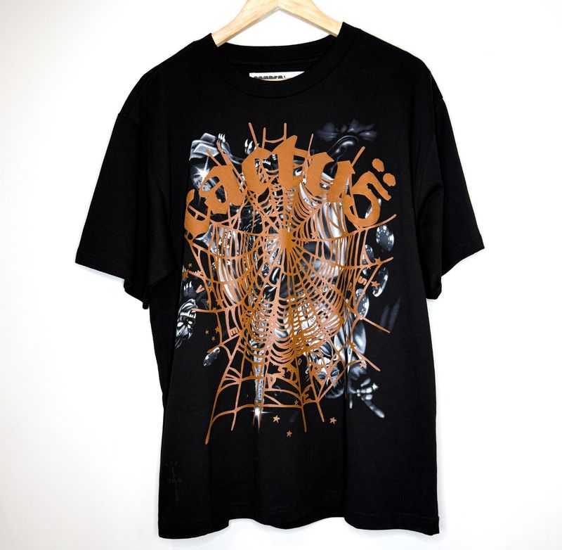 Sp5der x Travis Scott Cactus Jack Airbrush T-shirt