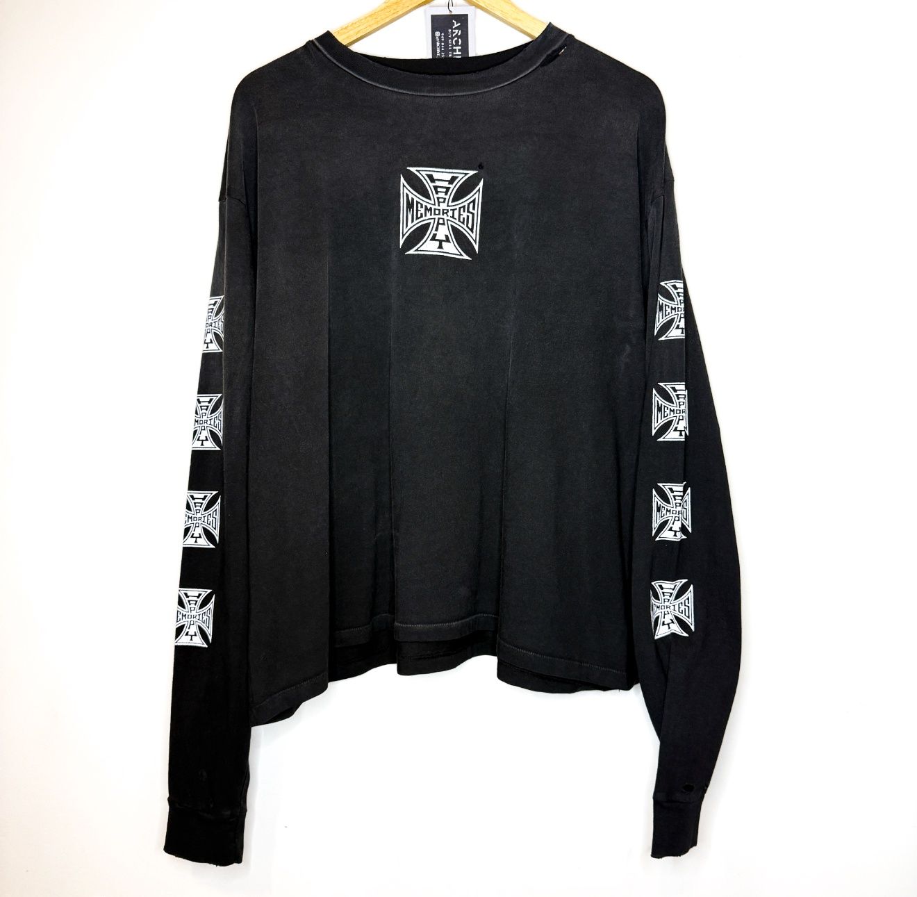 HMDD Biker L/S Tee, Size: L