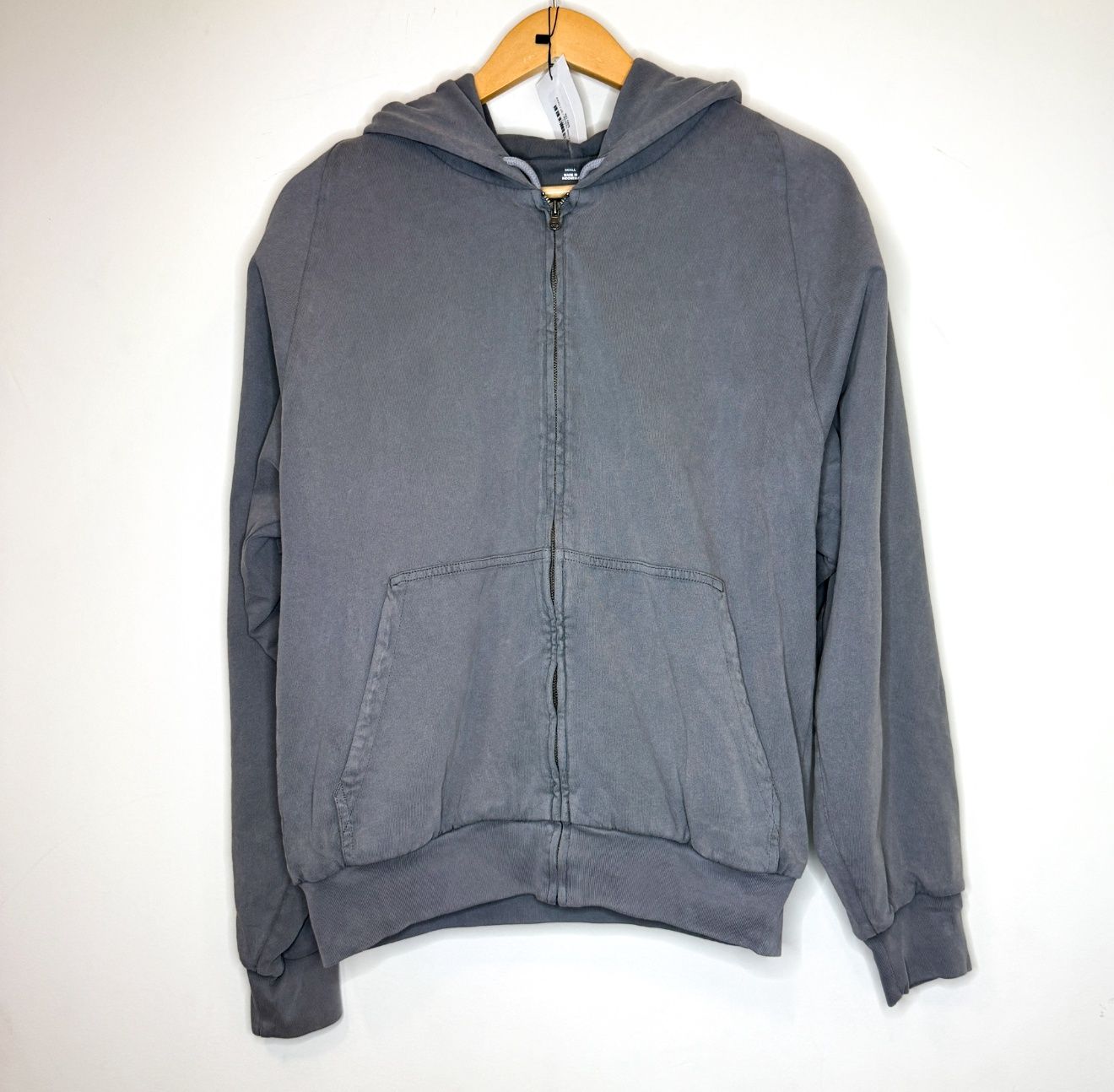 Yeezy Gap Zip Up Hoodie, Color: Grey, Size: S