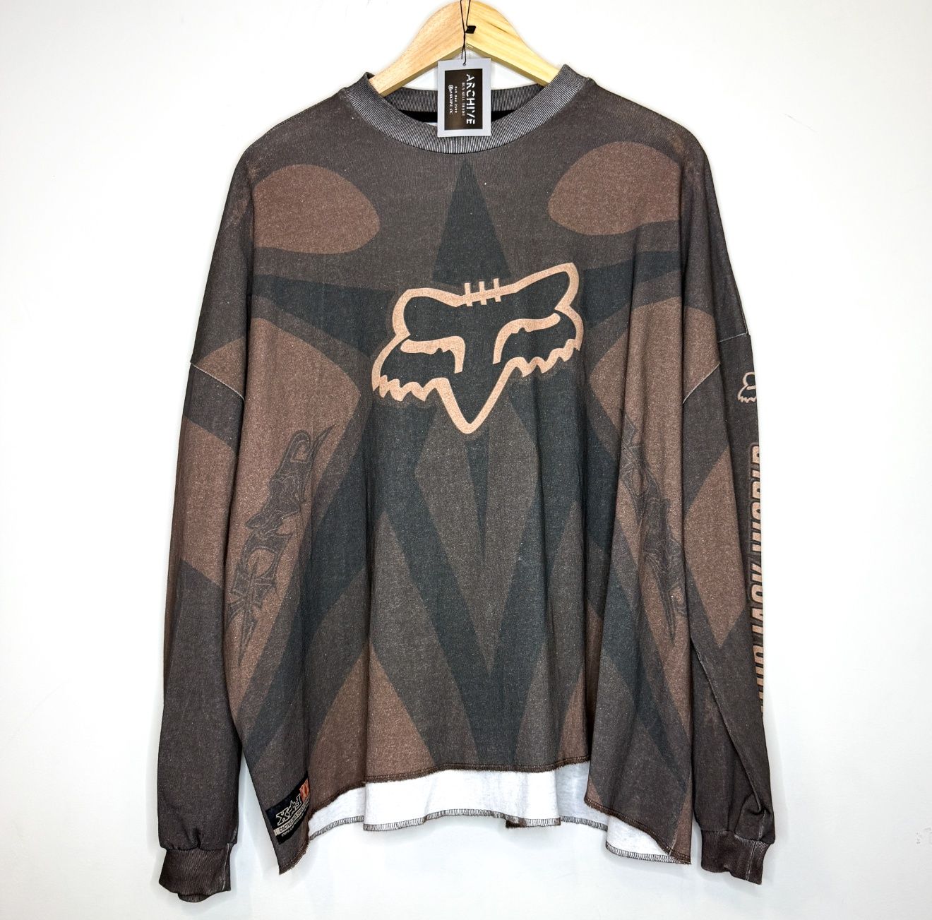 Travis Scott x Fox Racing Jersey Brown, Size: L