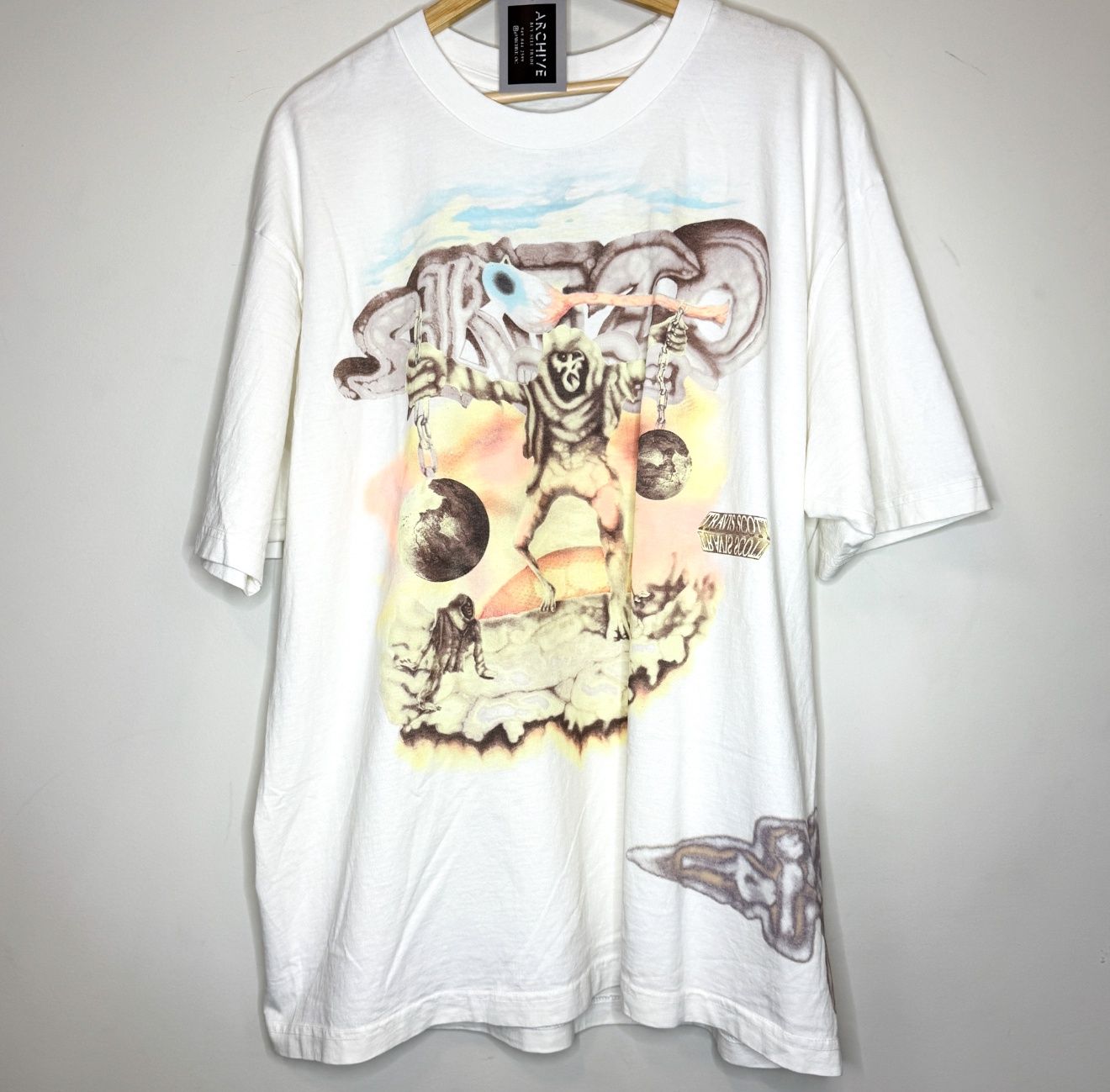 Travis Scott Skitzo Tour Tee, Size: M