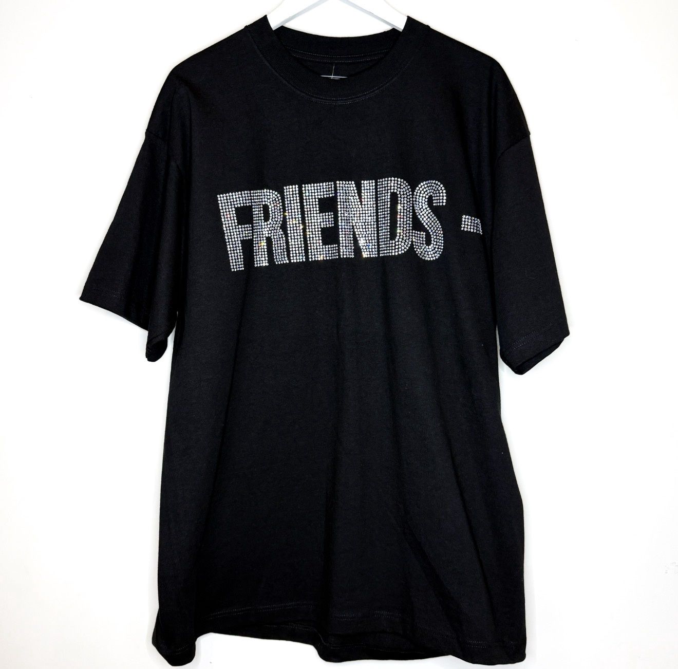 Vlone Friends Rhinestone Tee, Size: S