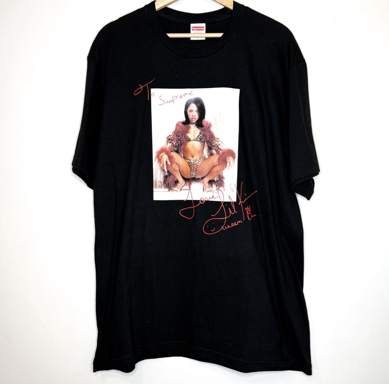 Pre-Owned Supreme Lil Kim Tee, Size: L