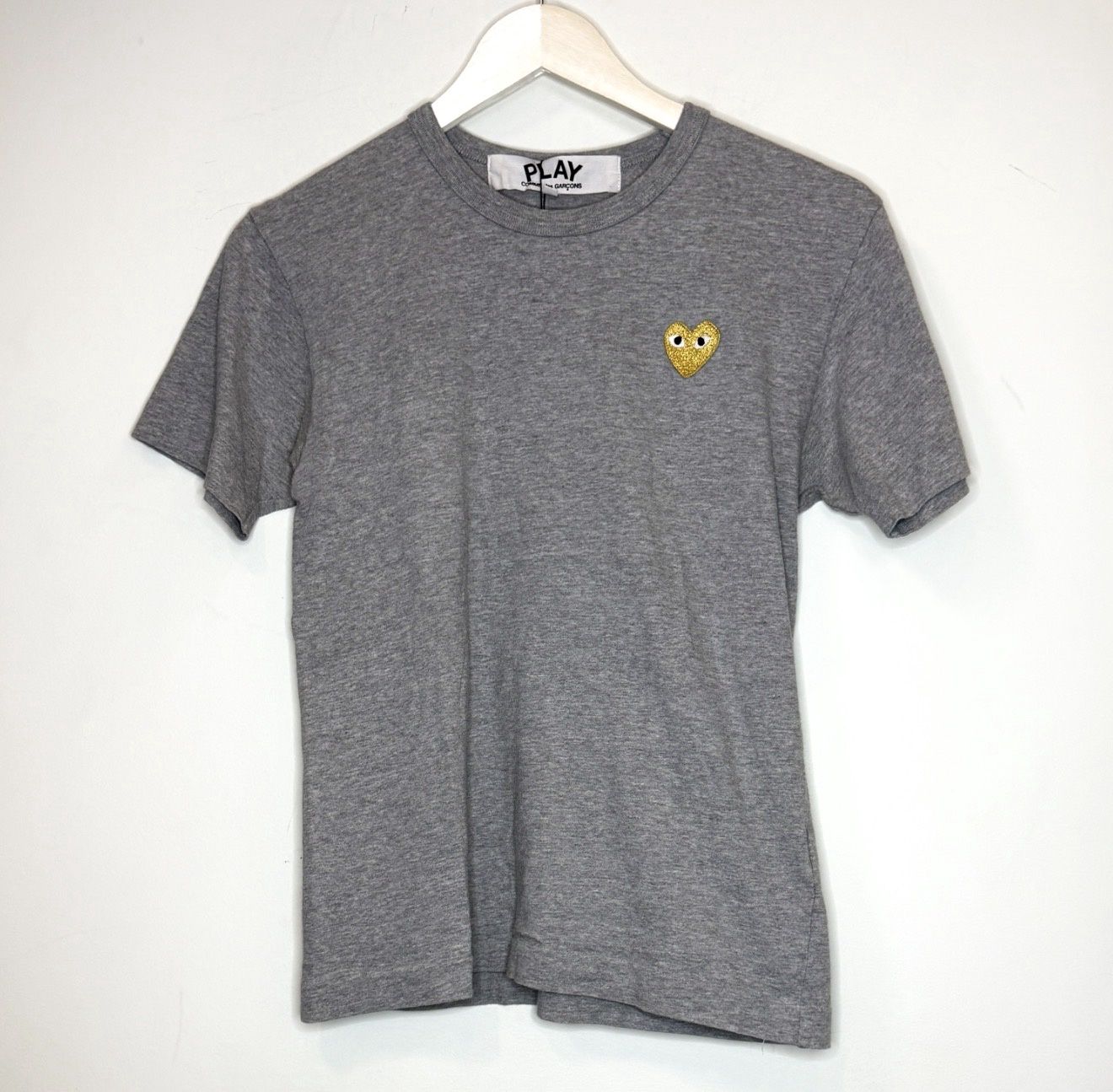 Pre-Owned CDG Play Tee, Size: S