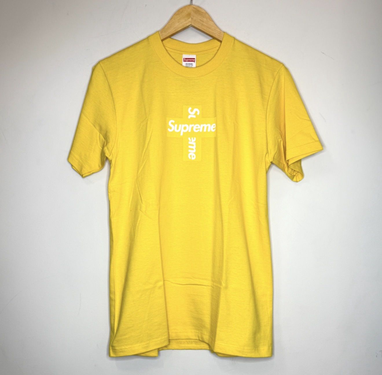 Supreme Cross Logo Tee, Size: S