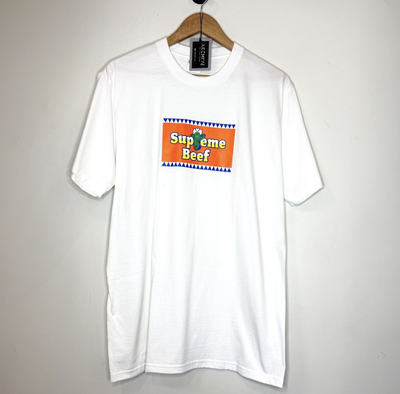 Supreme Beef Tee, Color: White, Size: M