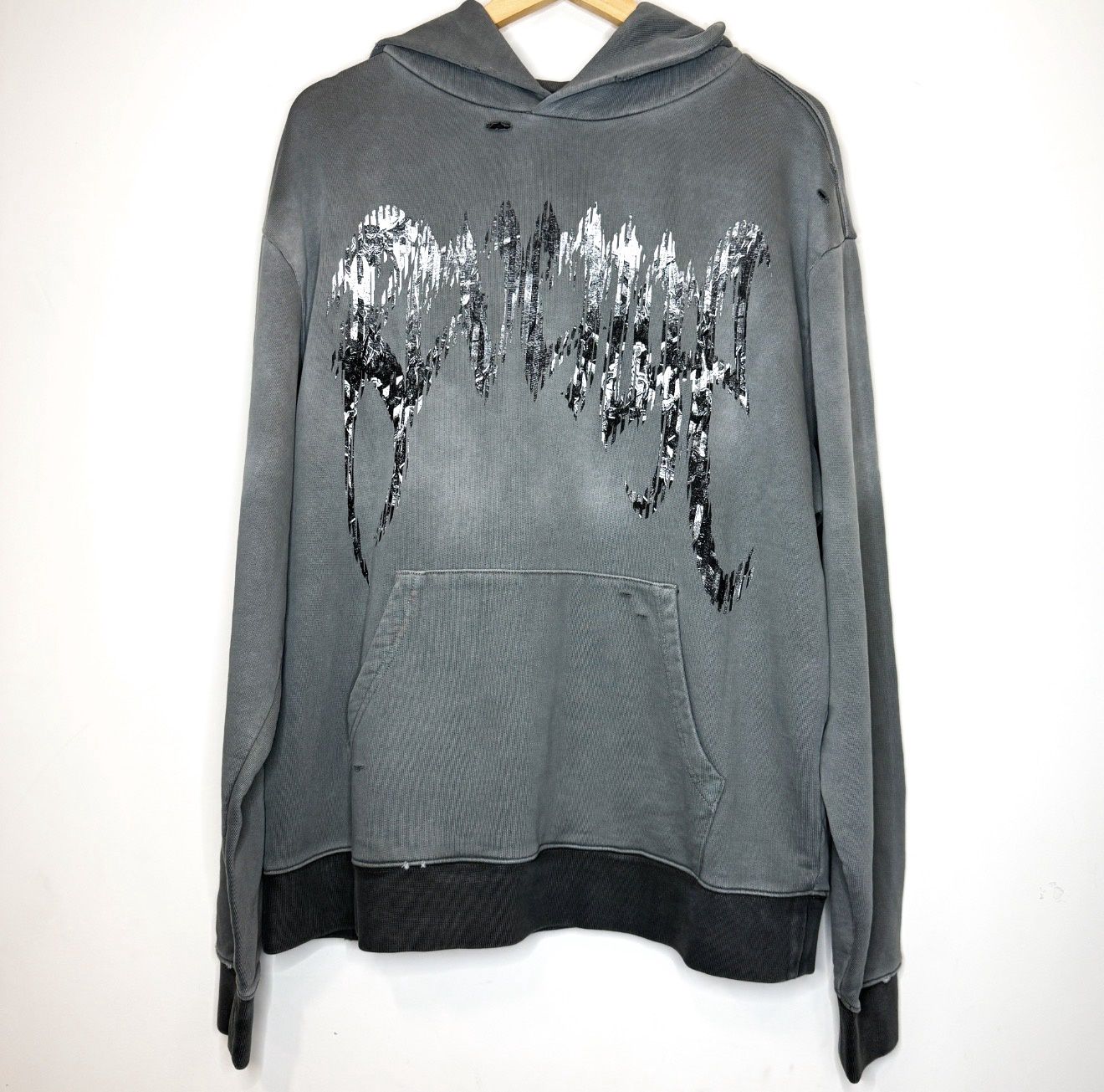 Revenge Glitch Arch Logo Hoodie, Size: L