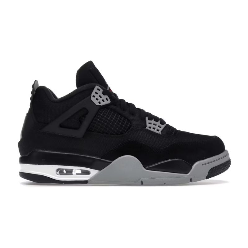 Jordan 4 Black Canvas