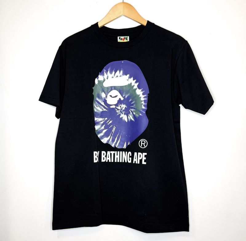 Bape Tie-Dye Big Ape Tee Purple