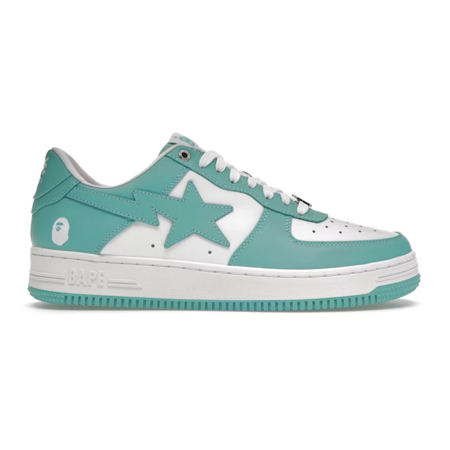 Bape Sta White Green, Size: 9