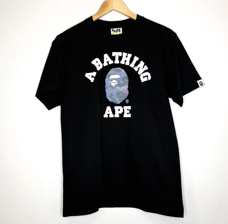 Bape College Tee Grid