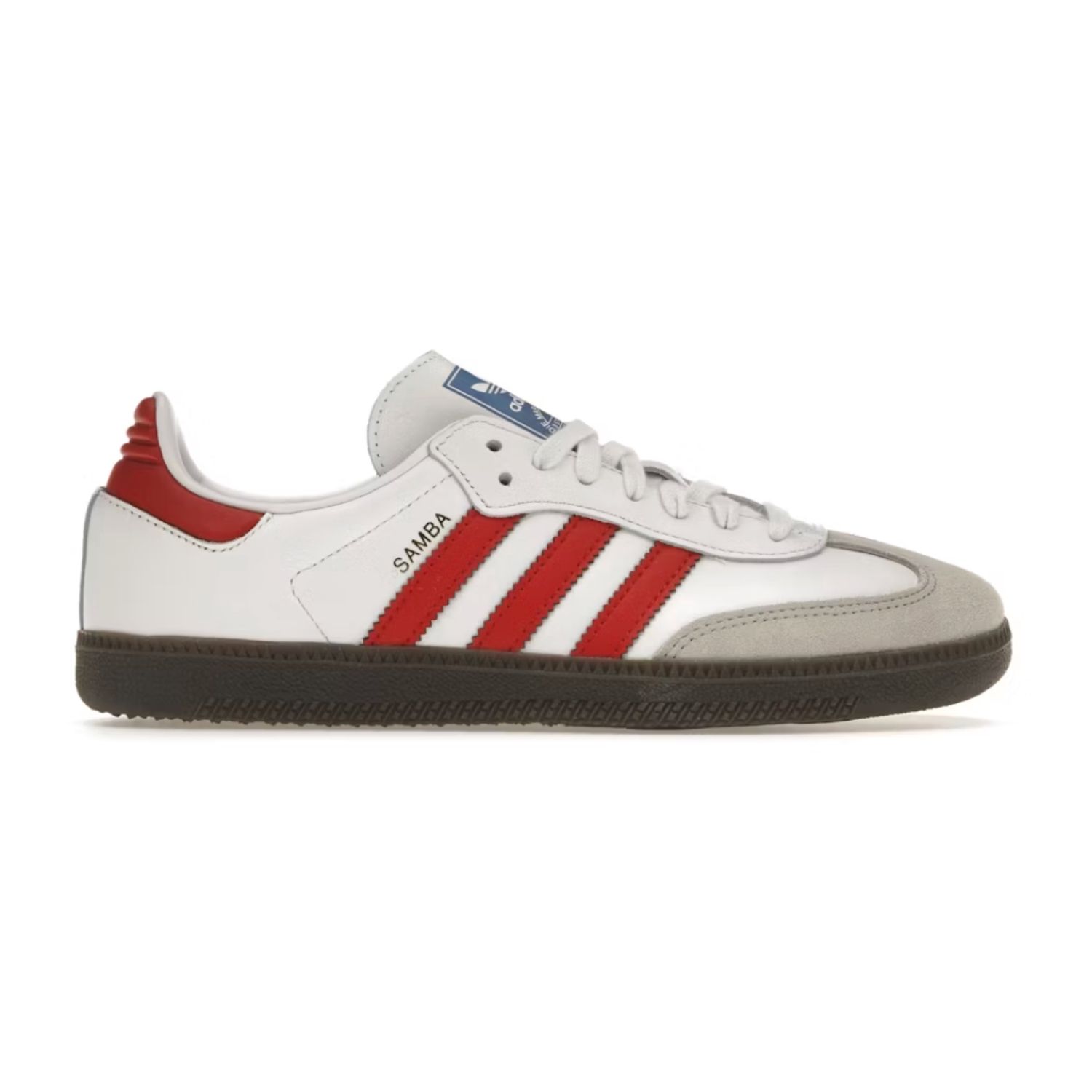 adidas Samba White Red, Size: 6.5