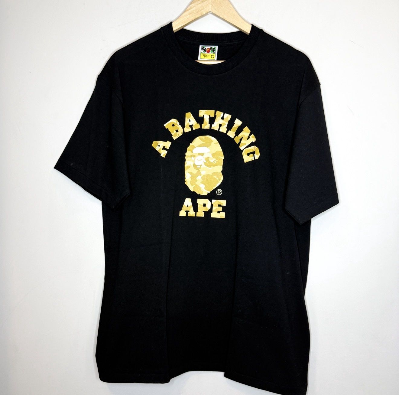 Bape Color Camo College Tee, Size: XL