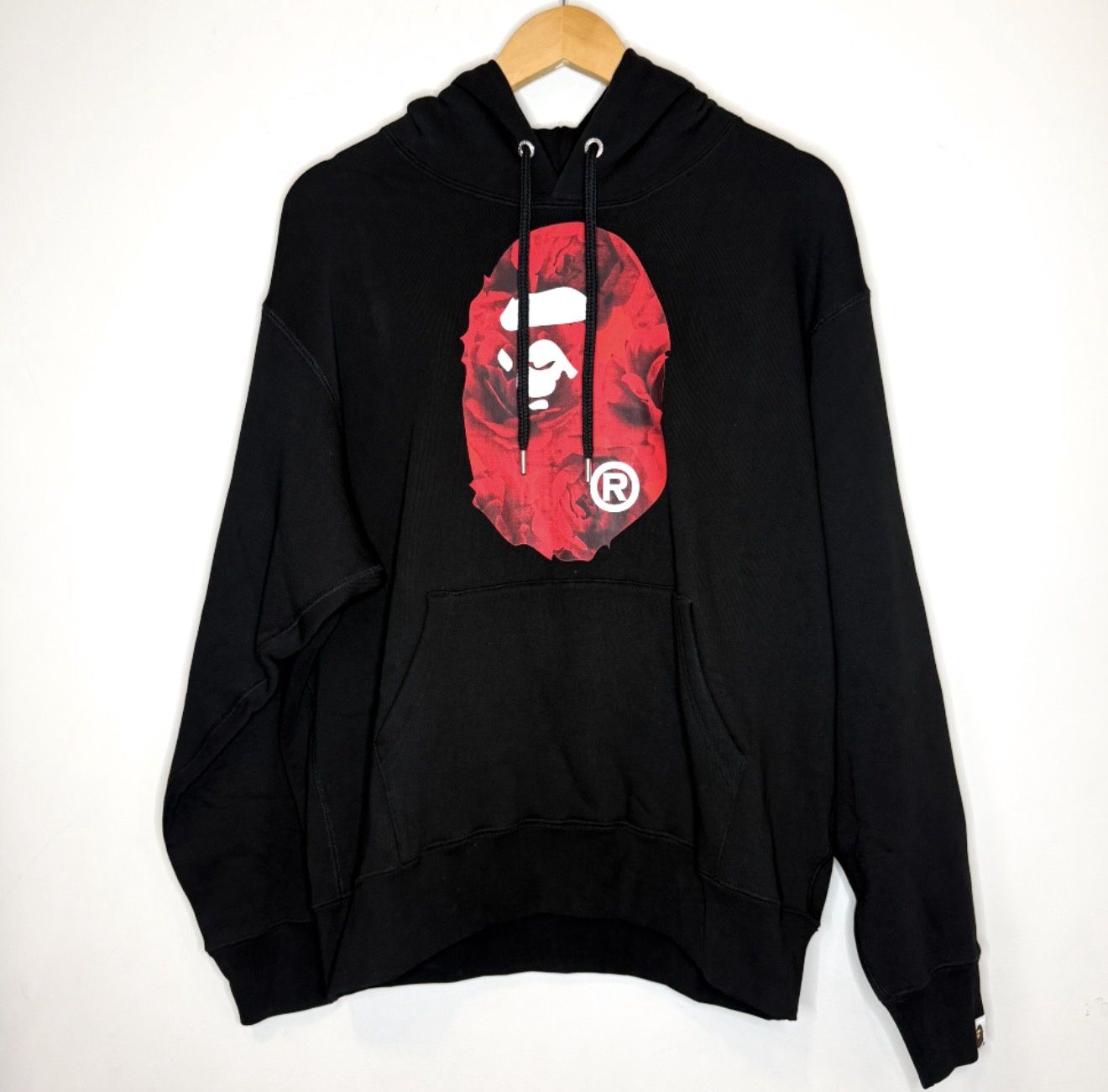 Bape Floral Camo Ape Head Hoodie, Size: S