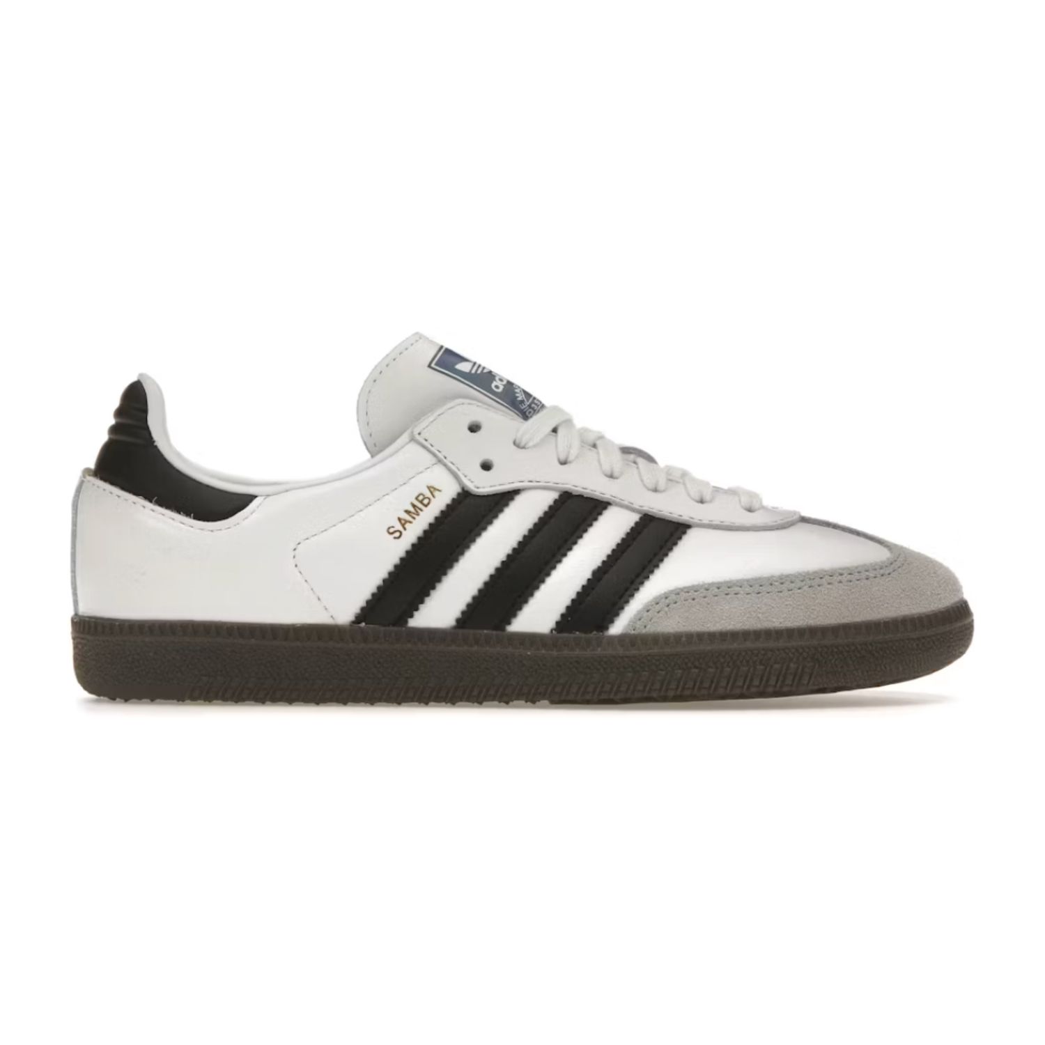 adidas Samba White Black, Size: 7