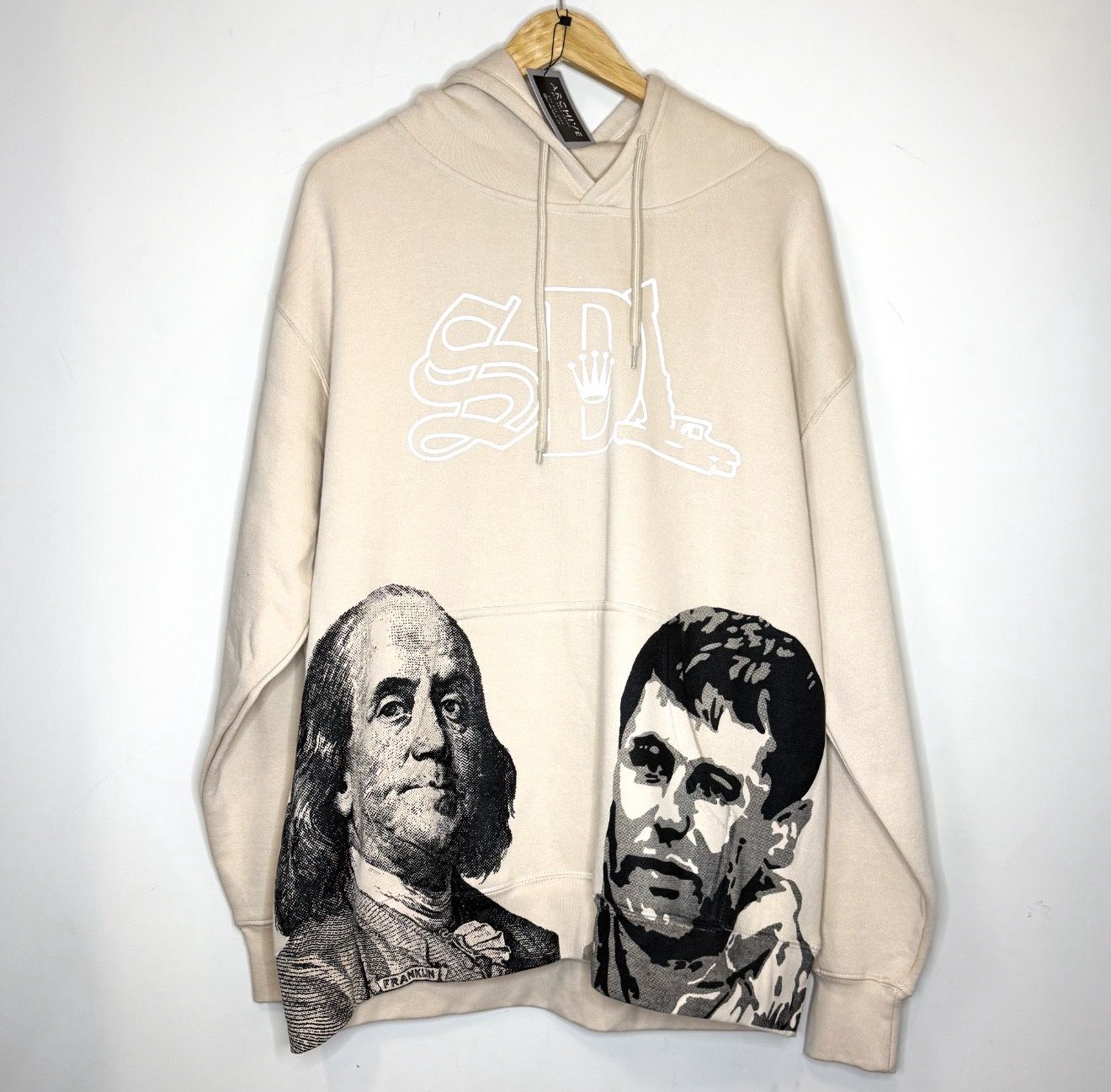 SDL Hoodie Benji/Chapo Beige, Size: S