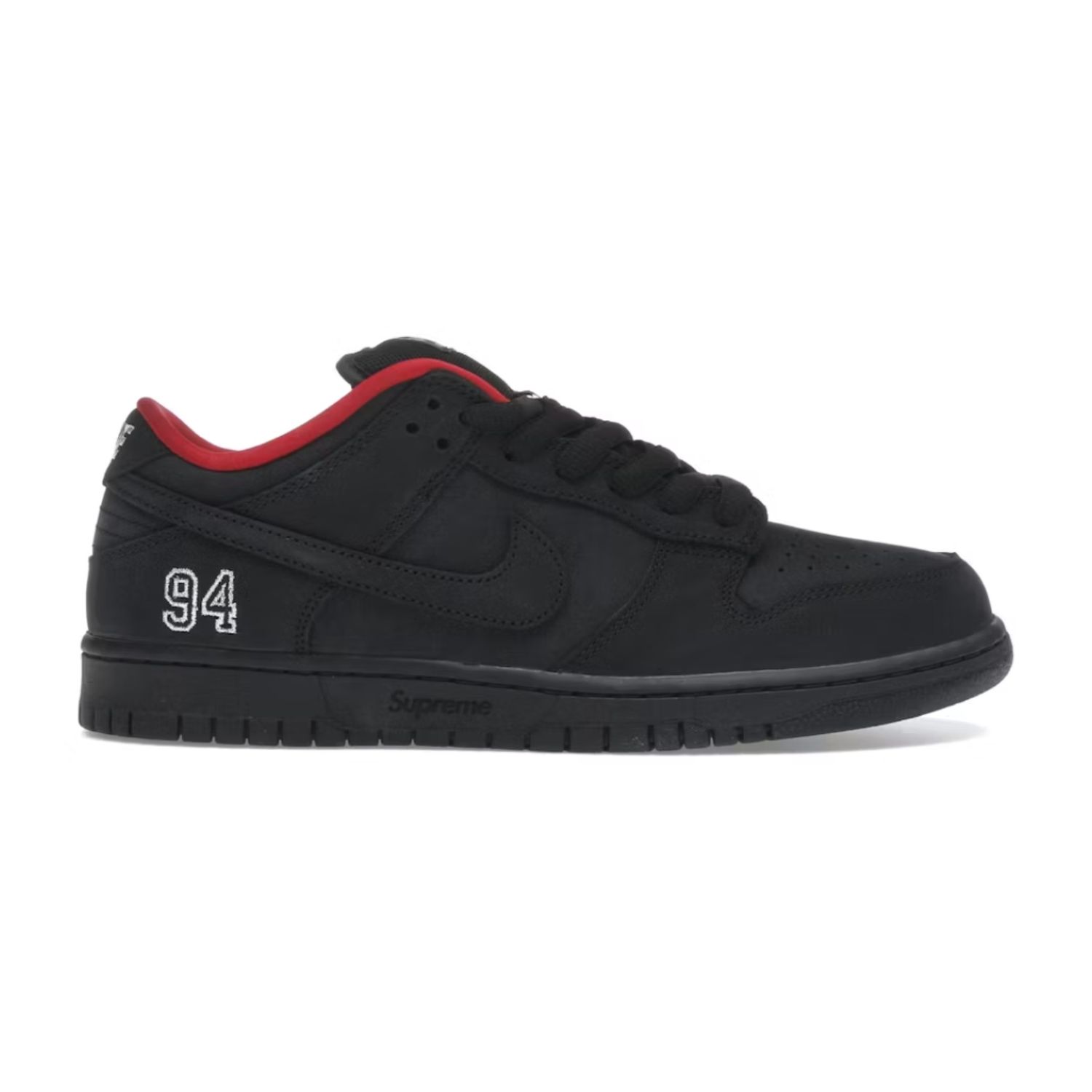 Nike SB Dunk Low Supreme 94 Black, Size: 9