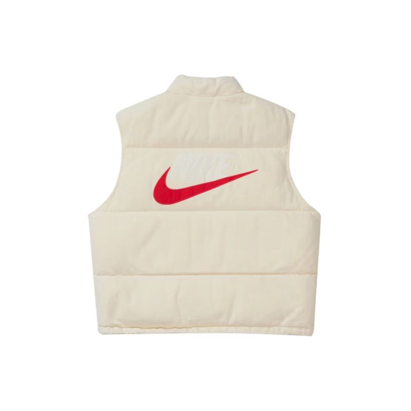 Supreme Nike Denim Puffer Vest Natural