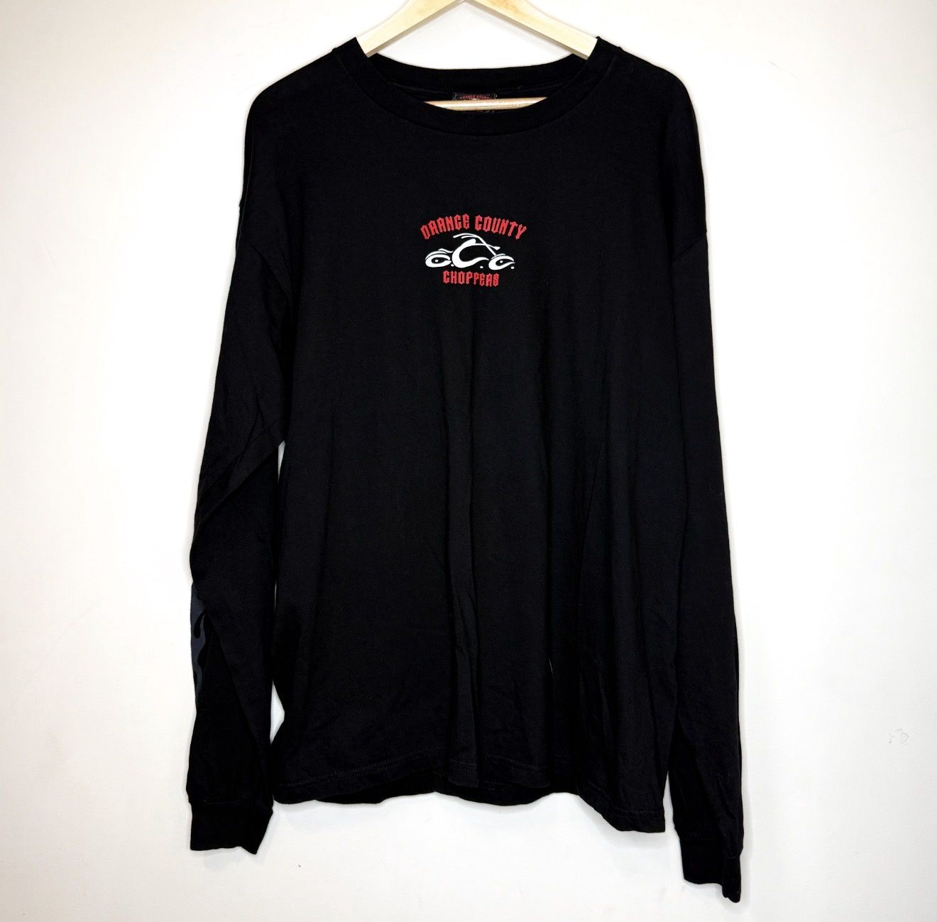 (FINAL SALE) VINTAGE Orange County Choppers Red L/S, Size: XL