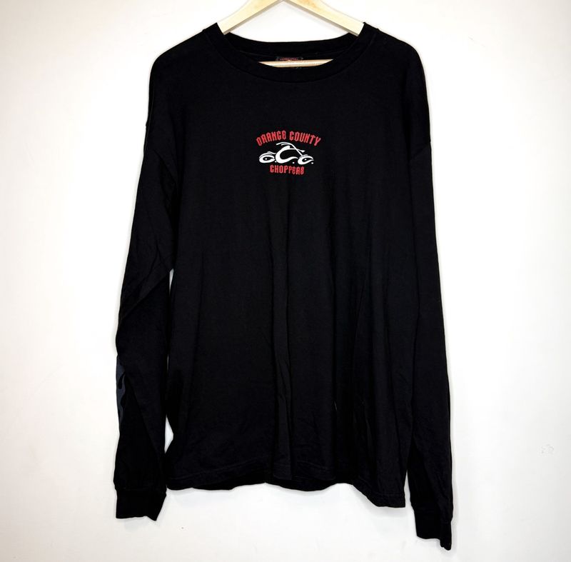(FINAL SALE) VINTAGE Orange County Choppers Red L/S