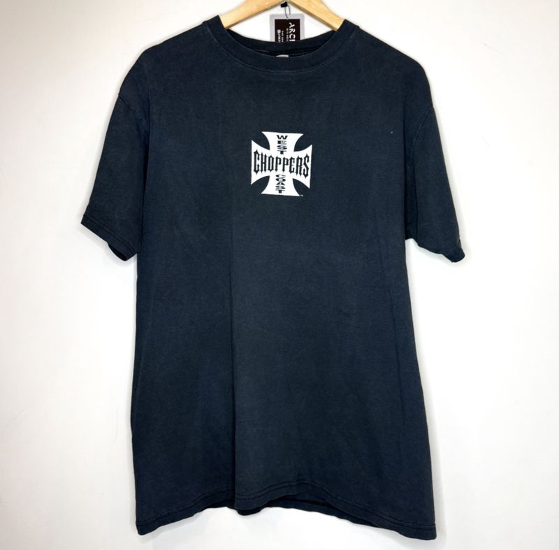 (FINAL SALE) VINTAGE West Coast Chopper Classic Tee Black