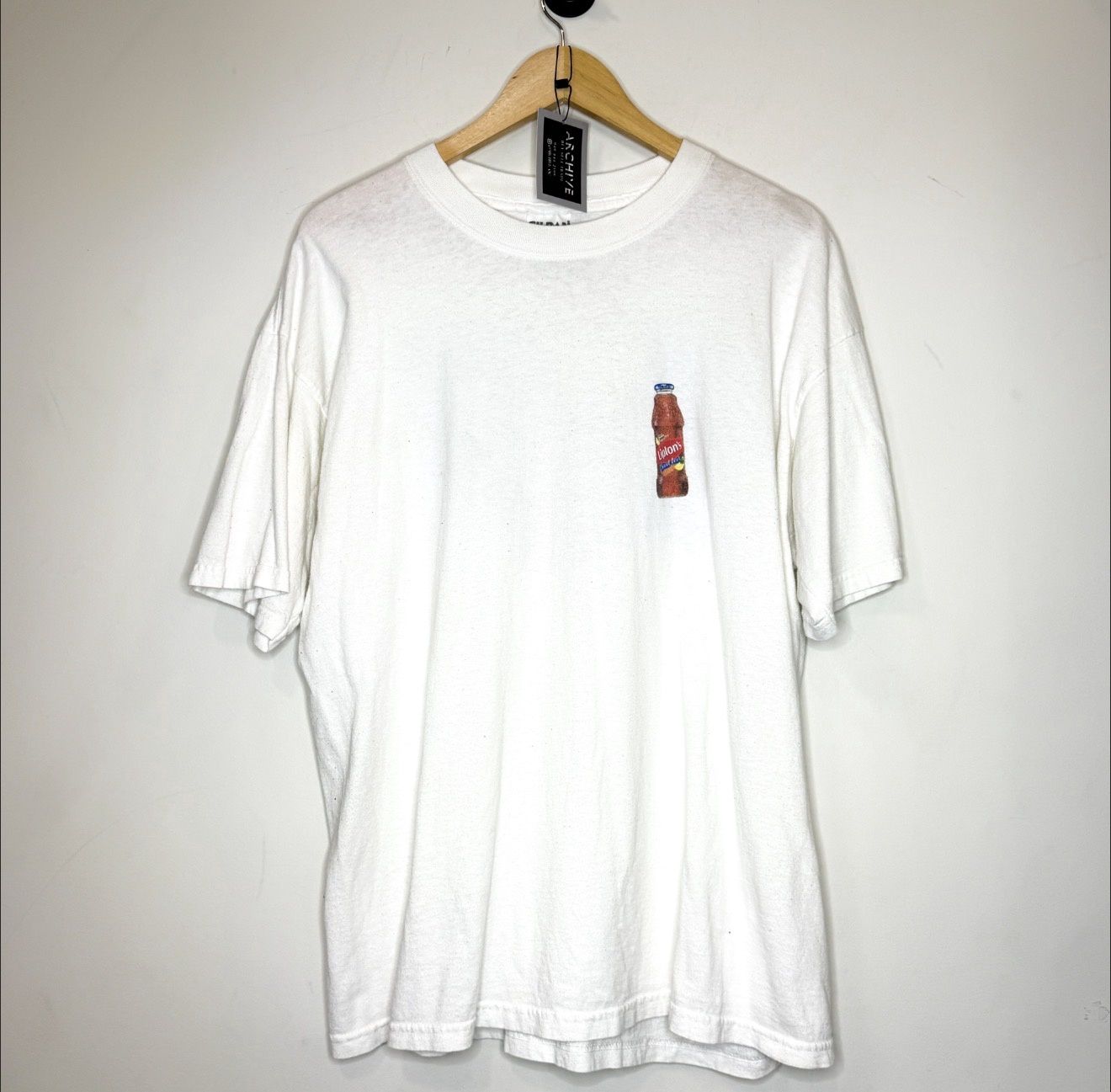 (FINAL SALE) VINTAGE Lipton Iced Tea T Shirt, Size: XL