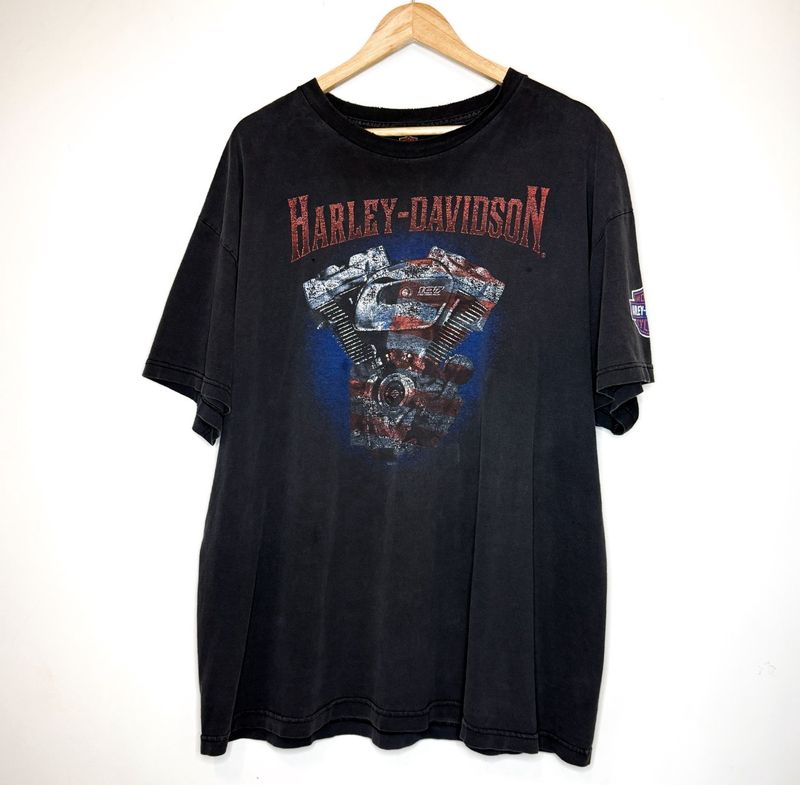 (FINAL SALE) VINTAGE Harley Davidson Grand Rapids Tee