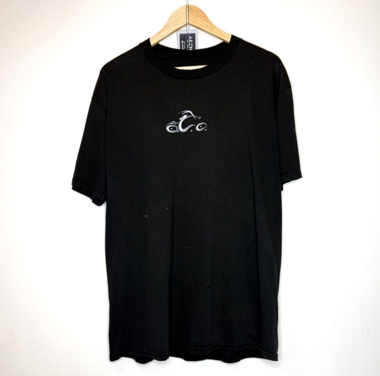 (FINAL SALE) VINTAGE OCC Center Logo Dagger Tee, Size: XL