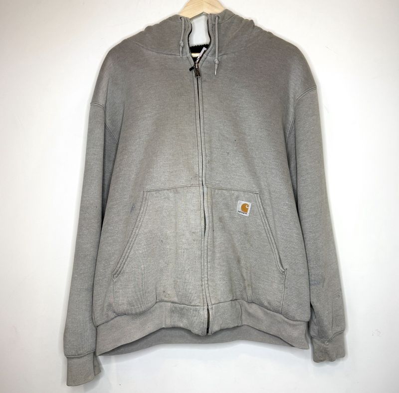 (FINAL SALE) VINTAGE Sherpa Lined Carhartt Hoodie
