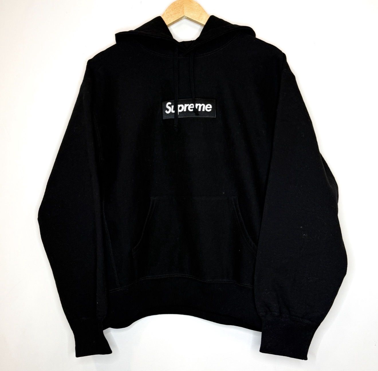 Supreme Box Logo Hooded Sweatshirt FW25 Black, Size: S