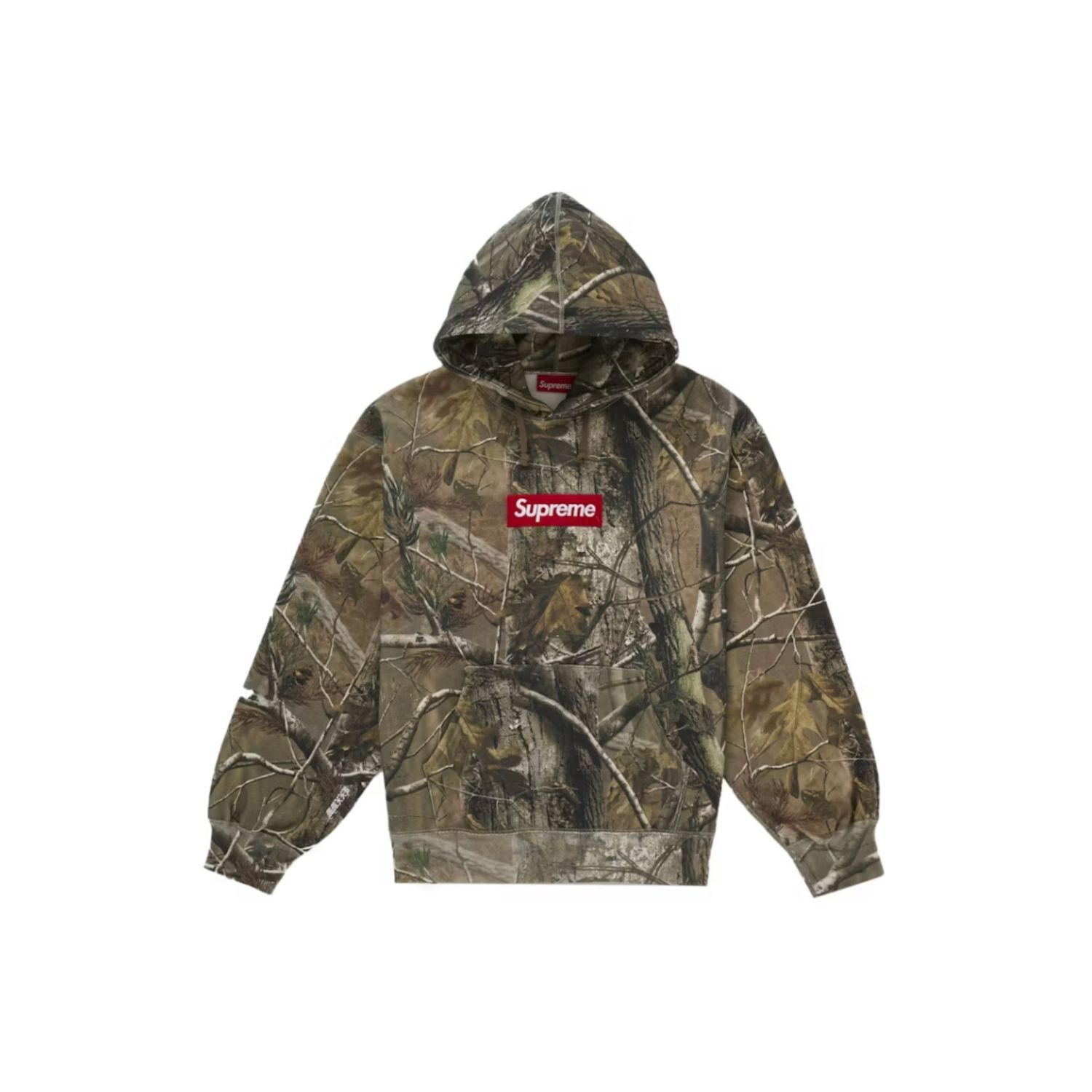 Supreme Box Logo Hooded Sweatshirt FW25 Realtree AP Camo, Size: S