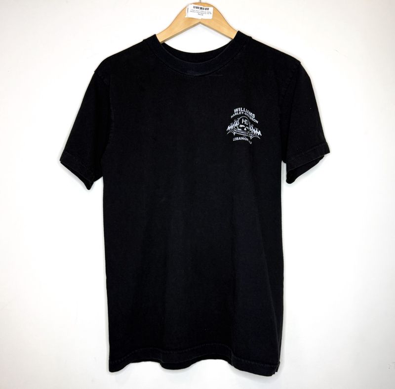 (FINAL SALE) VINTAGE Harley Davidson Skull Flame HD Tee