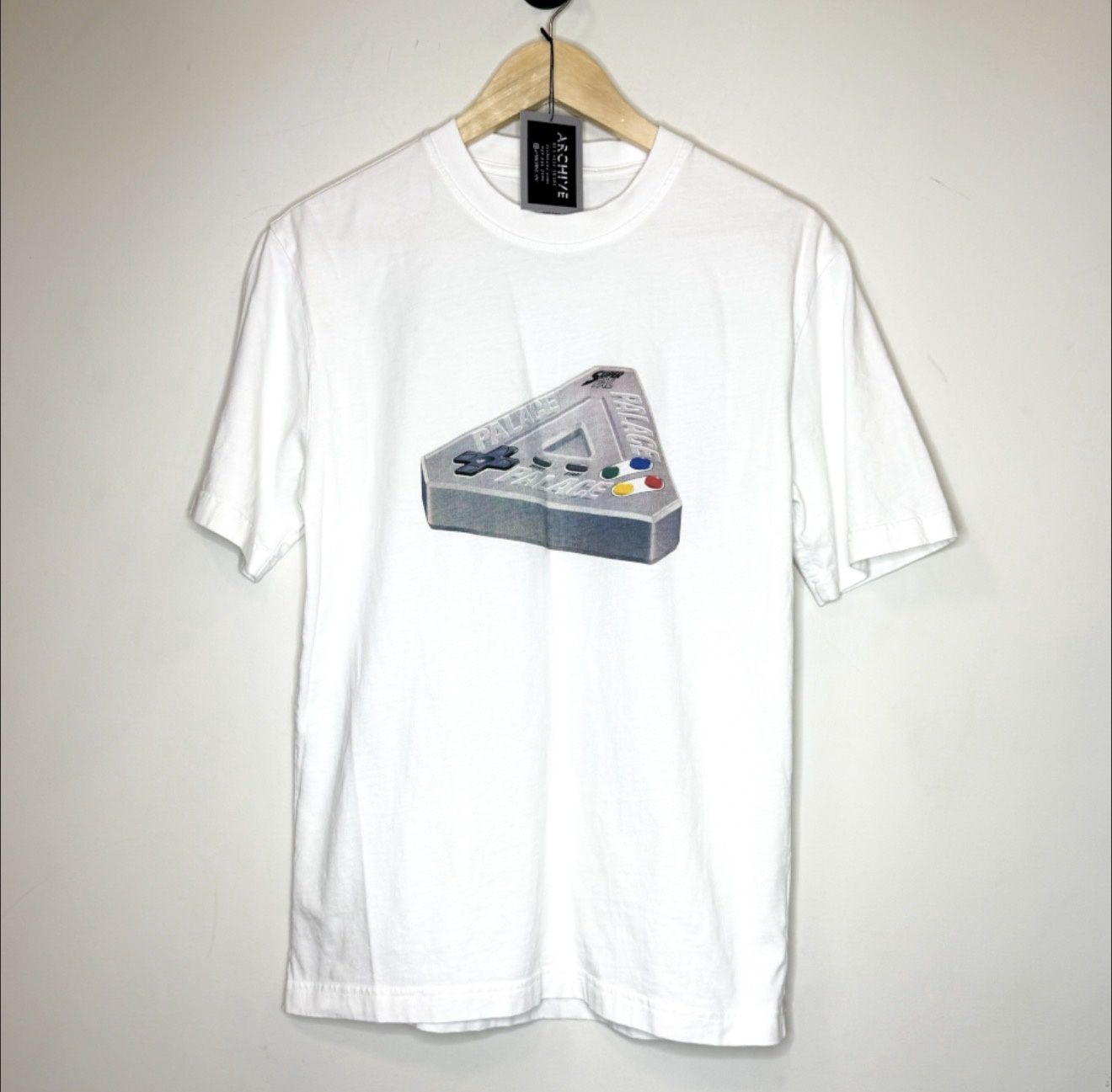 Pre-Owned Palace Controller Tri-Ferg Tee, Size: S