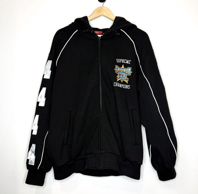 Pre-Owned Supreme Playoffs Zip Up Hooded Sweatshirt