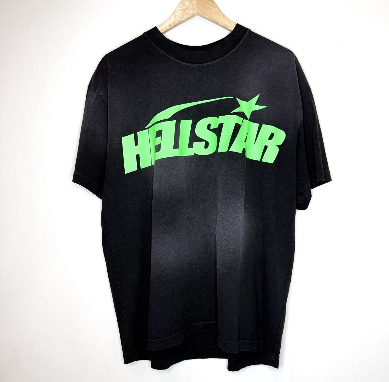 Hellstar Classic Logo Tee, Color: Green, Size: L