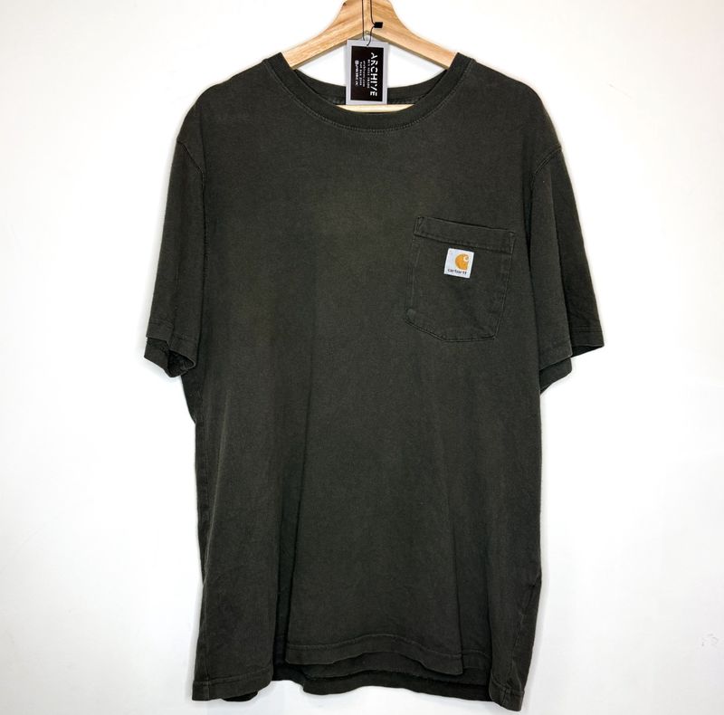 (FINAL SALE) VINTAGE Carhartt Pocket Tee Olive