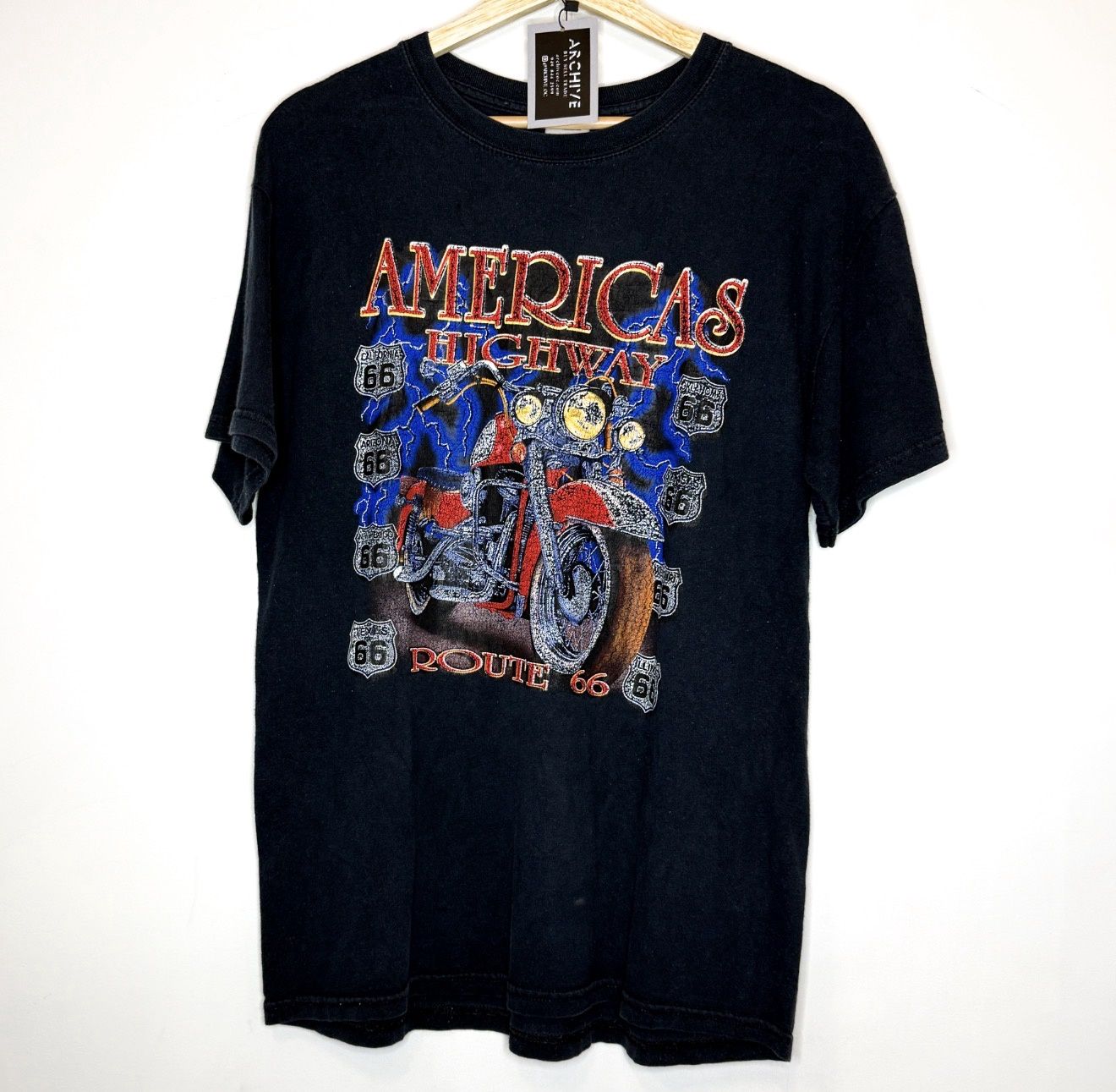 (FINAL SALE) Americas Highway Tee, Size: M