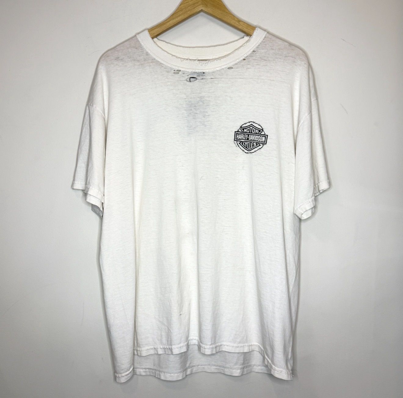 (FINAL SALE) VINTAGE Harley Davidson Laughlin River Run Tee, Size: L